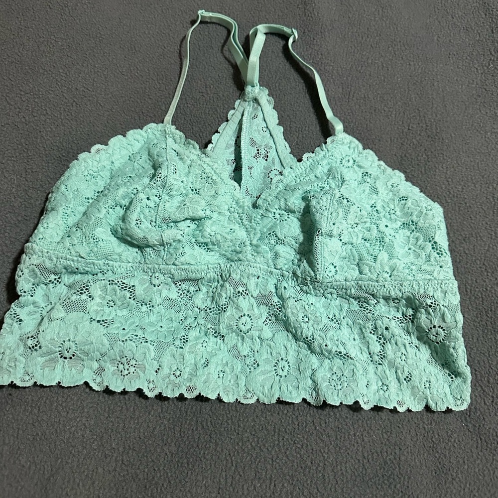 Aerie Lace Bralette in Mint Green